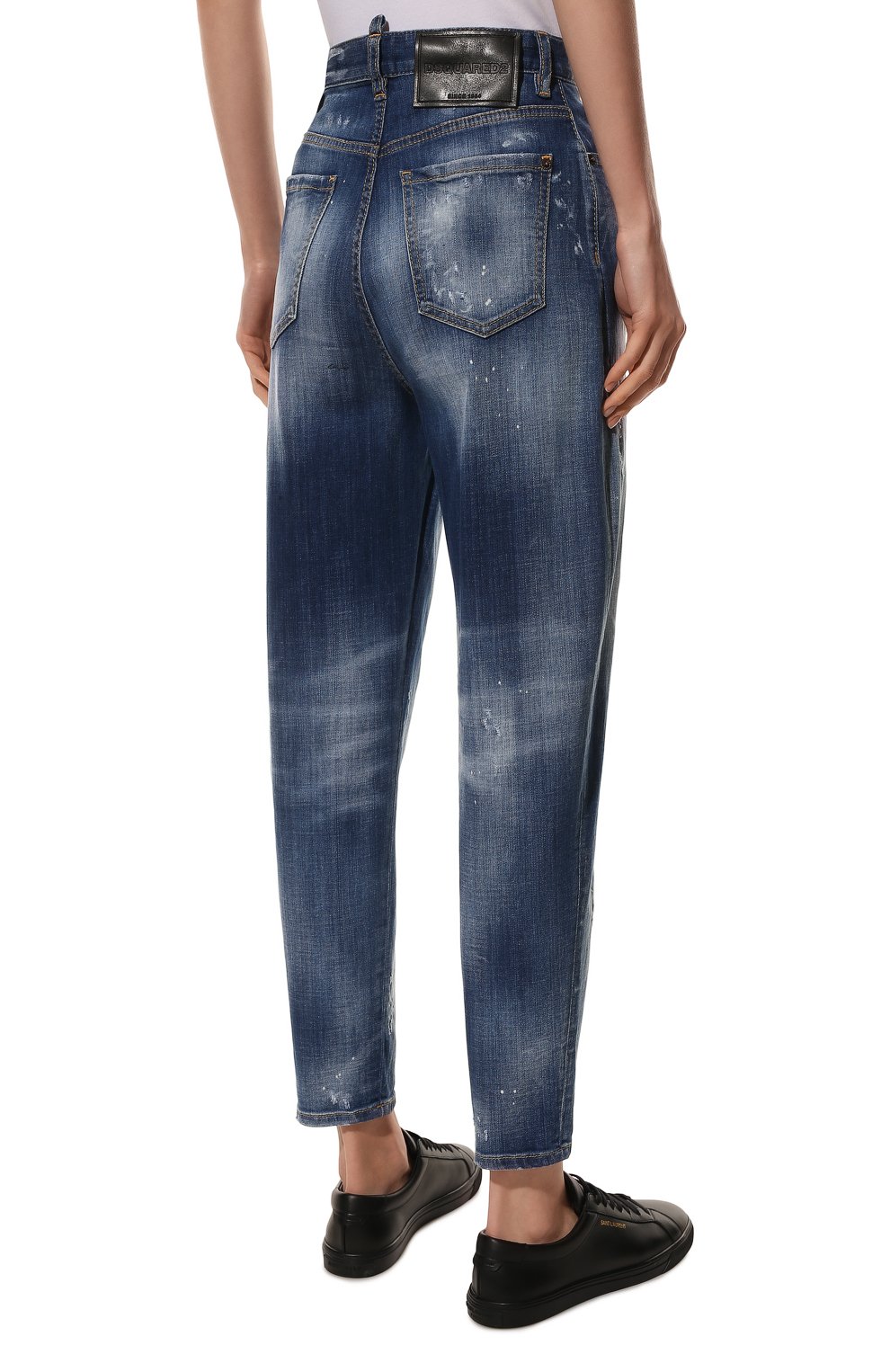Джинсы DSQUARED2 синего цвета по цене 74850 руб., арт. S80LA0032/S30342, фото 4 Джинсы DSQUARED2, арт. S80LA0032/S30342, фото 4