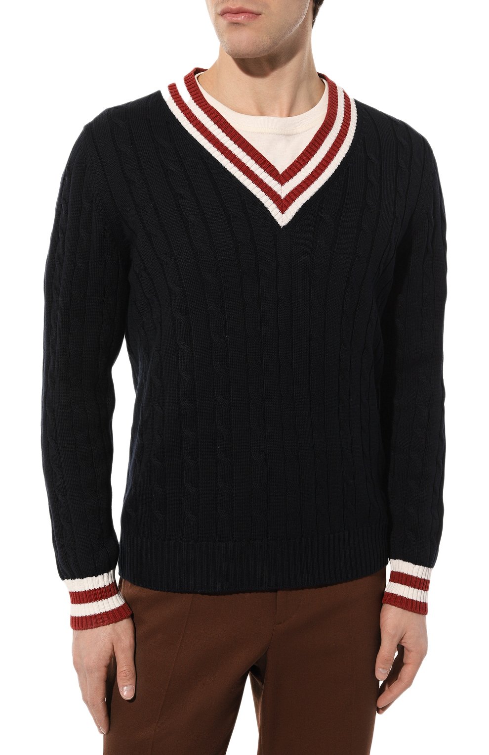 Хлопковый пуловер GRAN SASSO, арт. 23138/18019, фото 3