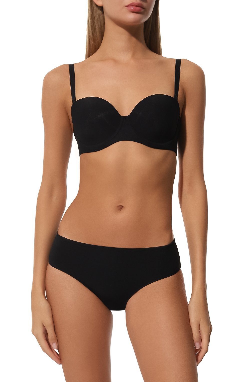 Бюстгальтер с плотной чашкой HANRO черного цвета по цене 16440 руб., арт. 071732., фото 2 Бюстгальтер с плотной чашкой HANRO, арт. 071732., фото 2