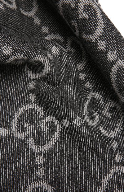 Шерстяной шарф GUCCI, арт. 676610/4G200, фото 3