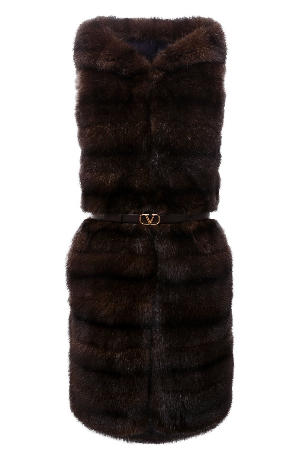 Жилет из меха соболя VALENTINO, арт. SF3FC2583AF, фото 1