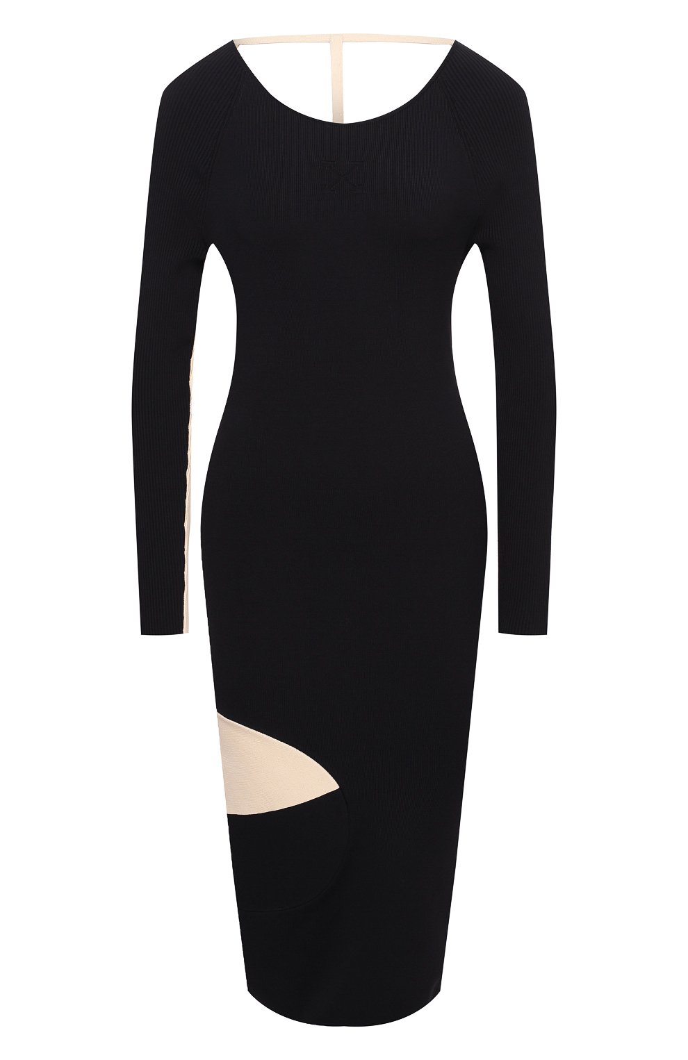 Платье из вискозы OFF-WHITE, арт. 0WHI041F20KNI0011061, фото 1