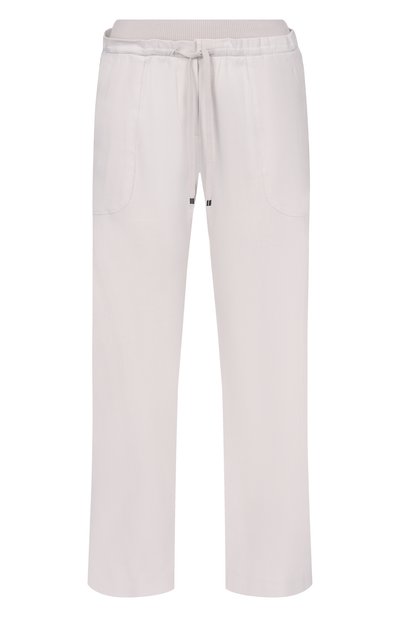 Женские брюки изо льна и вискозы LORENA ANTONIAZZI, арт. P2640PA81A/3347