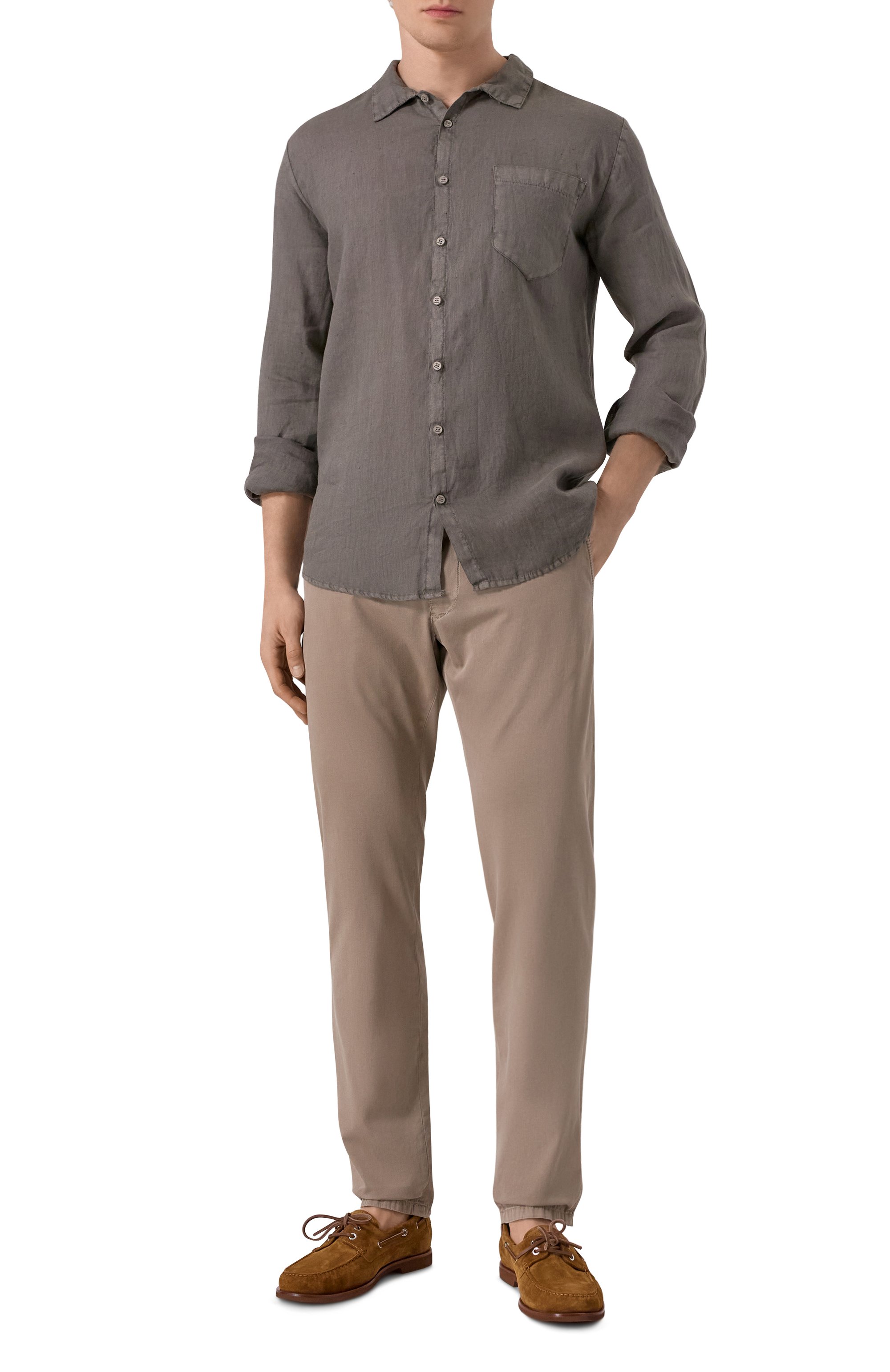 Замшевые топсайдеры vandé GIANVITO ROSSI, арт. U25391.51G0M.S6CTECU, фото 2