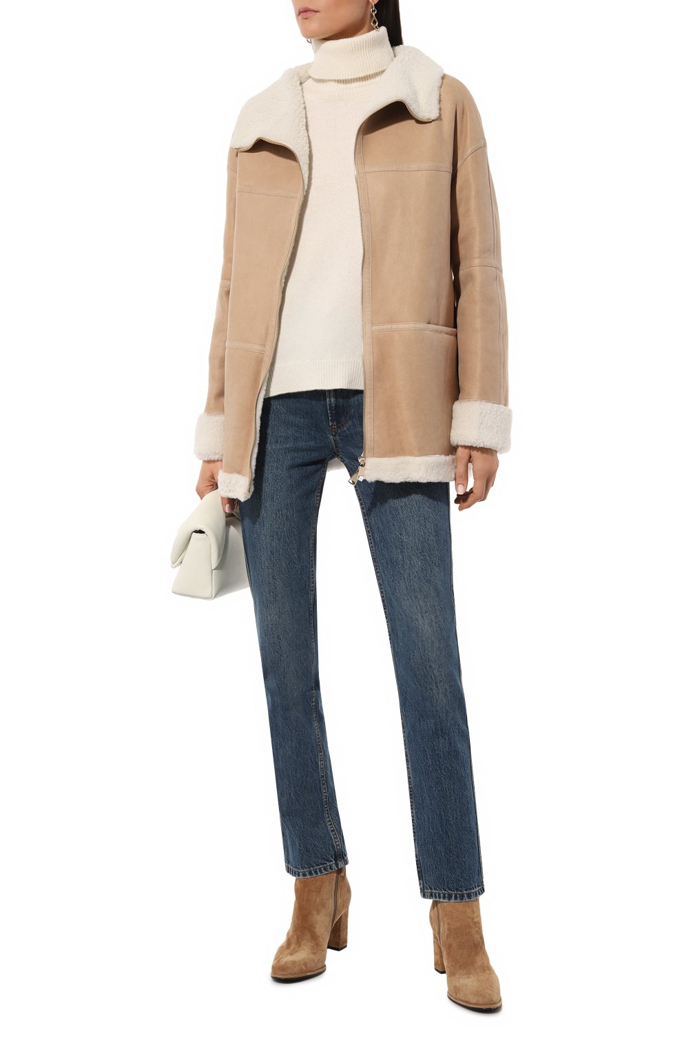 Дубленка из овчины MANZONI24, арт. 24M1306-S25/, фото 2