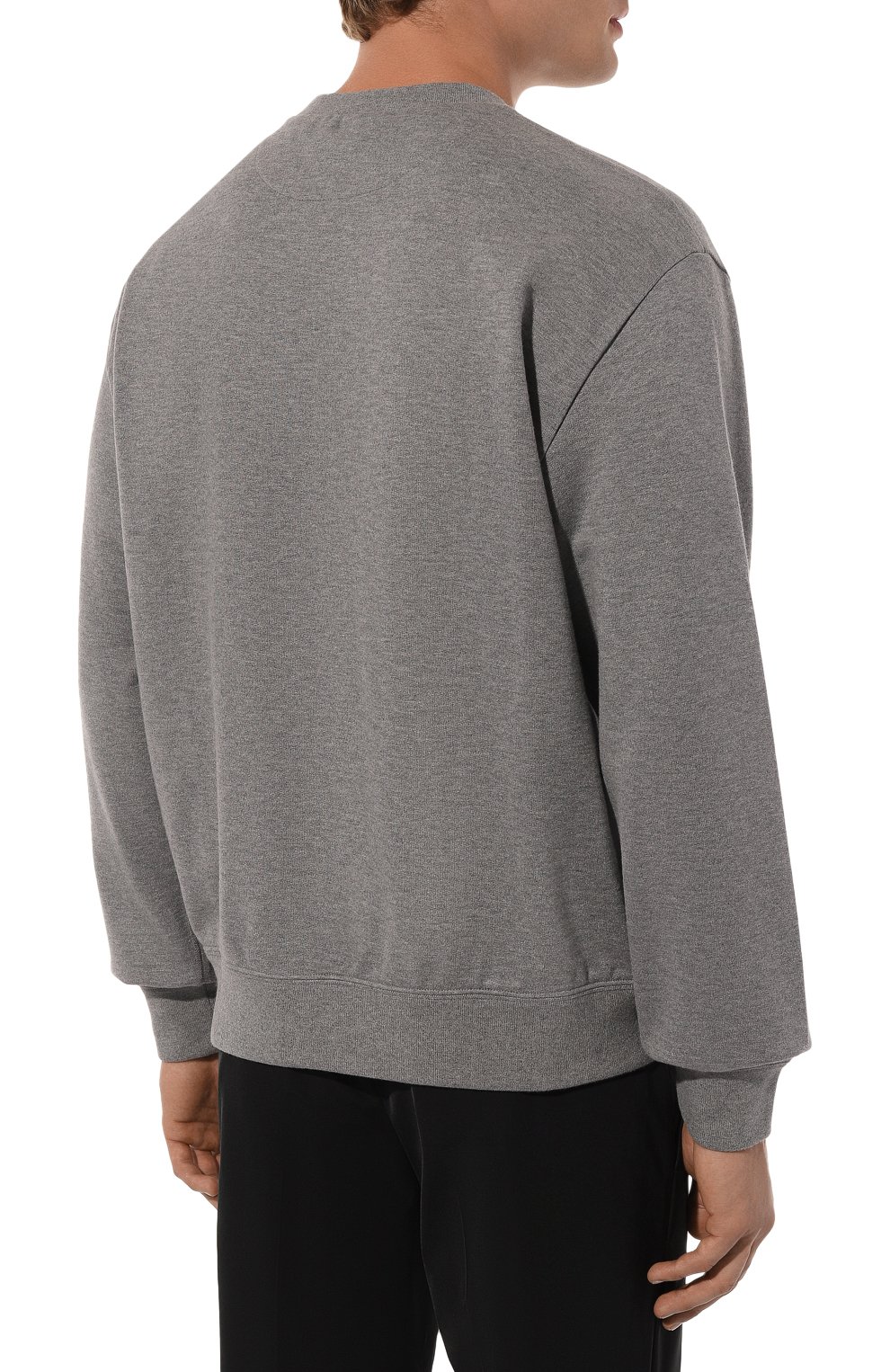 Хлопковый свитшот PRADA, арт. UJL148-1Y13-F0BD9-202, фото 4