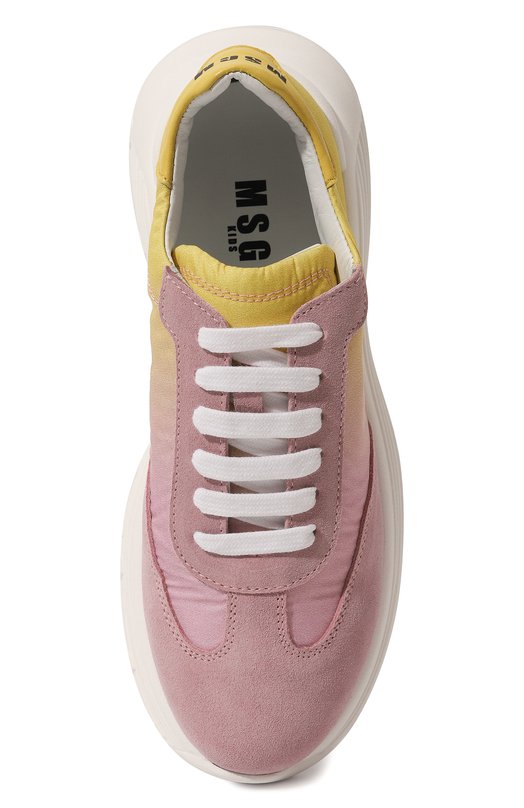 Кроссовки MSGM kids Розовый, фото 4