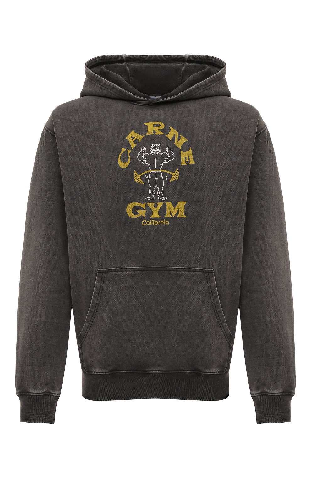 Хлопковое худи CARNE BOLLENTE, арт. SS24H0101, фото 1