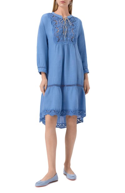 Льняное платье 120% LINO, арт. 32ALIW4PIH/0115, фото 3