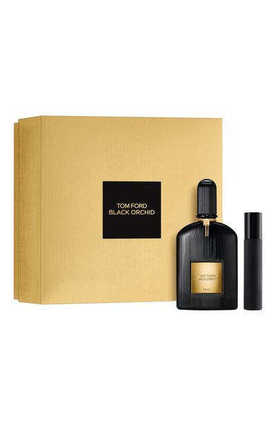 Женский набор black orchid eau de parfum set with travel spray (50+10ml) TOM FORD, арт. T5PS-01