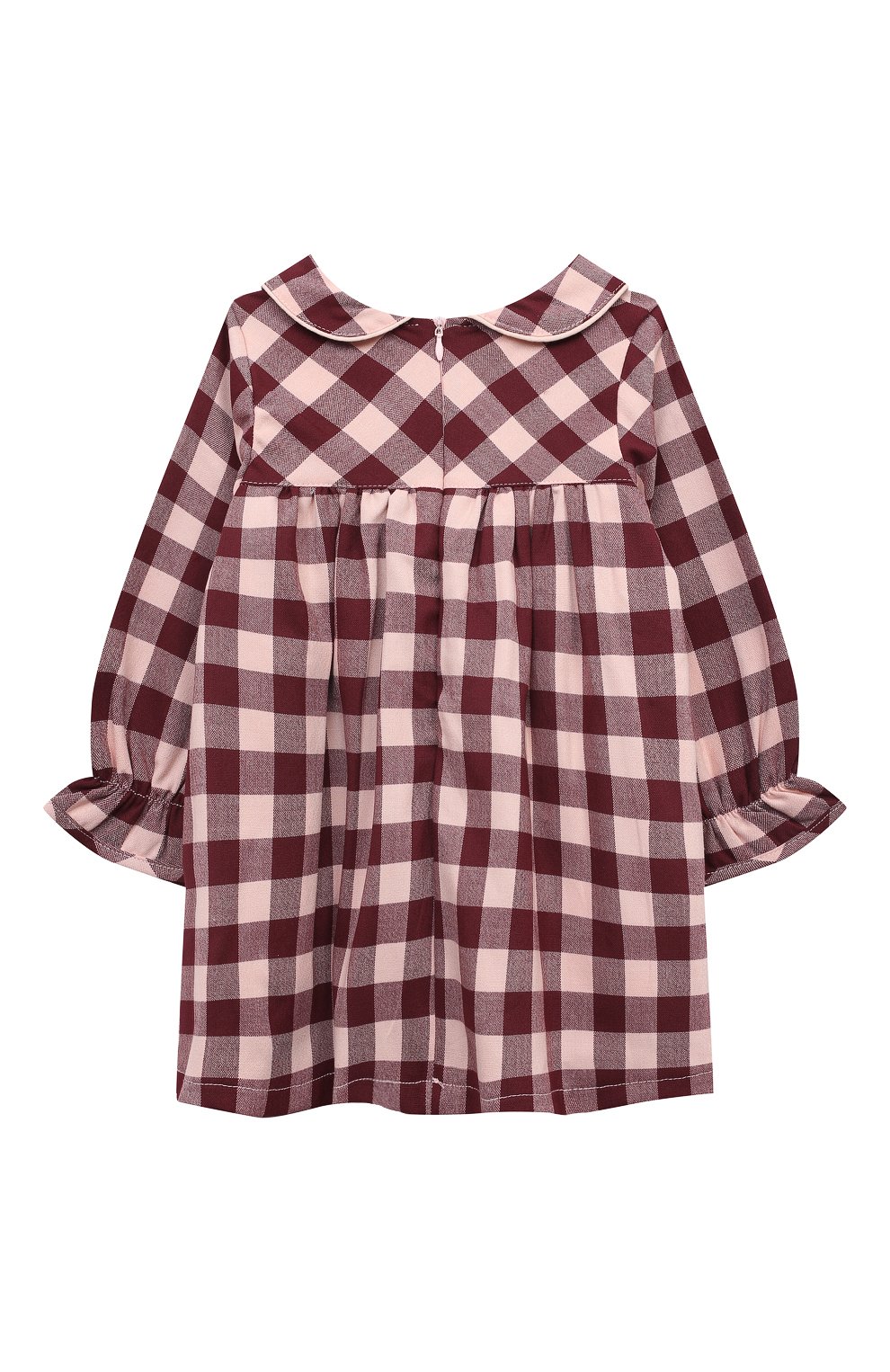 Хлопковое платье ZHANNA & ANNA бордового цвета по цене 8000 руб., арт. ZAOZ00000329, фото 2 Хлопковое платье ZHANNA & ANNA, арт. ZAOZ00000329, фото 2