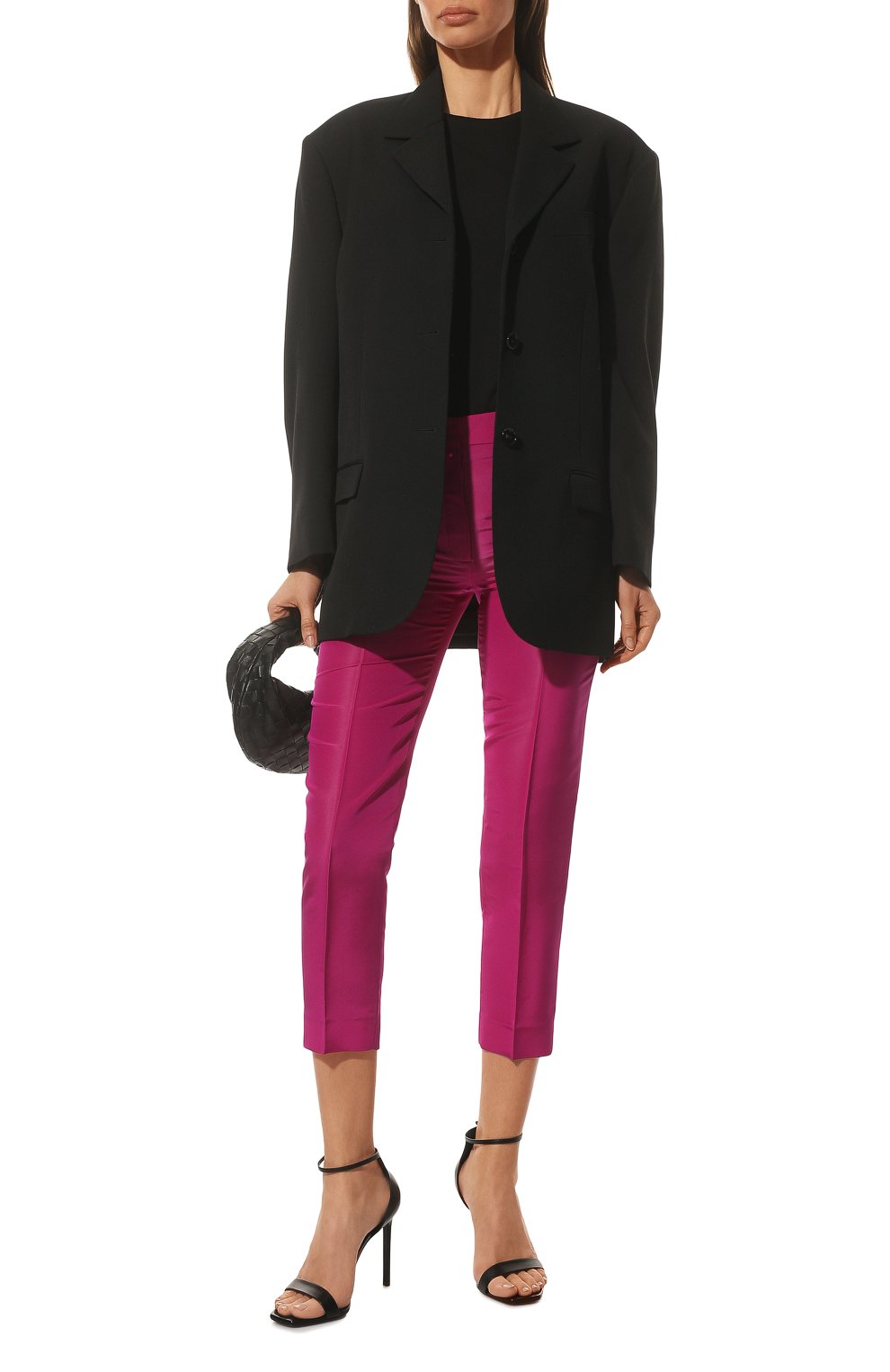 Шелковый брюки VALENTINO, арт. XB0RB4Q56DE, фото 2