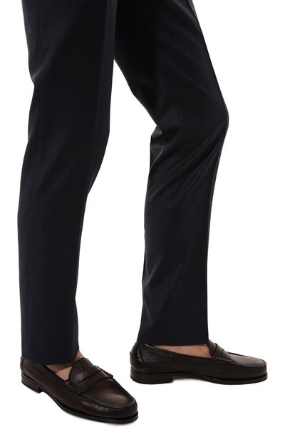 Кожаные пенни-лоферы quentin SANTONI, арт. MCQG18963JI6SLE1, фото 3