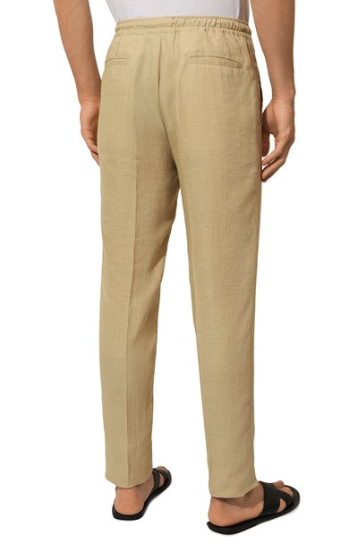 Льняные брюки KITON, арт. UPN01H08838, фото 4