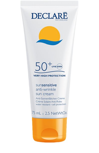Женский солнцезащитный крем с омолаживающим действием anti-wrinkle sun cream spf 50+ (75ml) DECLARE, арт. 741