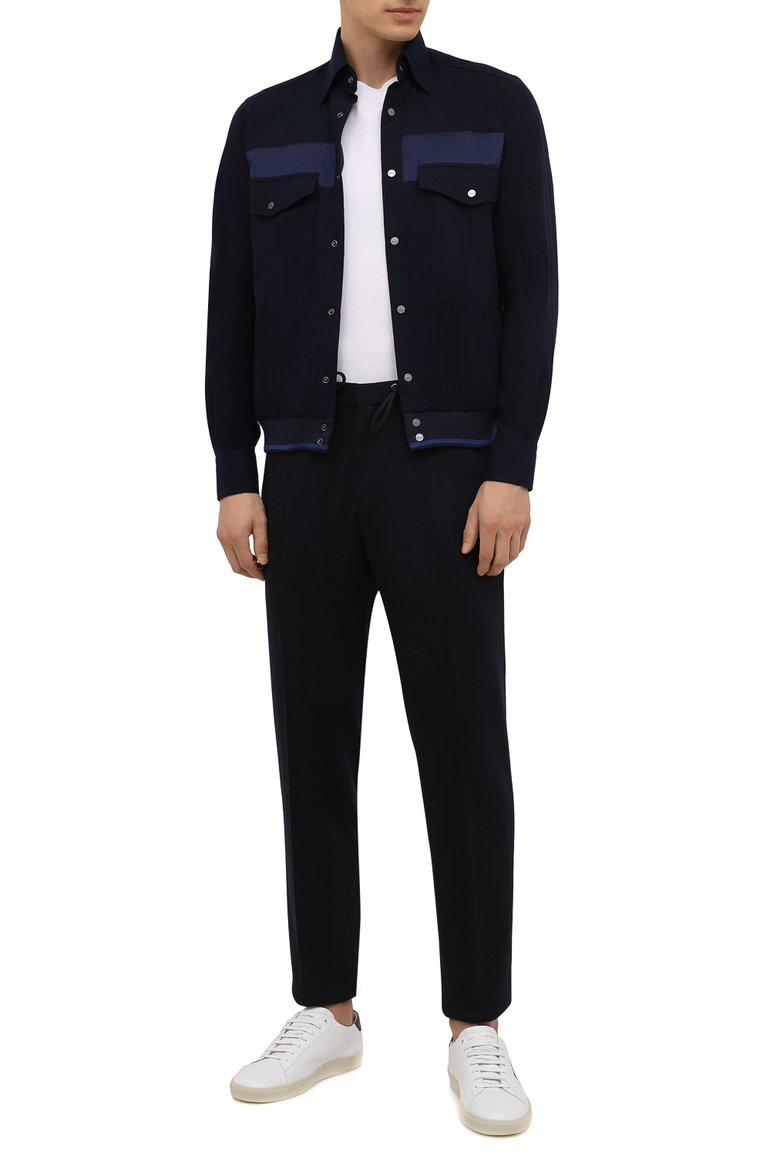 Рубашка хлопка и кашемира ZILLI SPORT, арт. MFW-4050-1649/ZS4092, фото 2