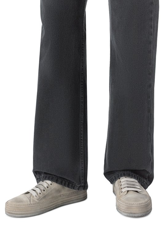 Замшевые кеды Nono Ann Demeulemeester B0012569/LT147 Серый  B0012569/LT147 Фото 3