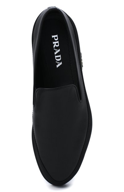 Кожаные слипоны PRADA, арт. 4D3414-6DT-F0002, фото 5