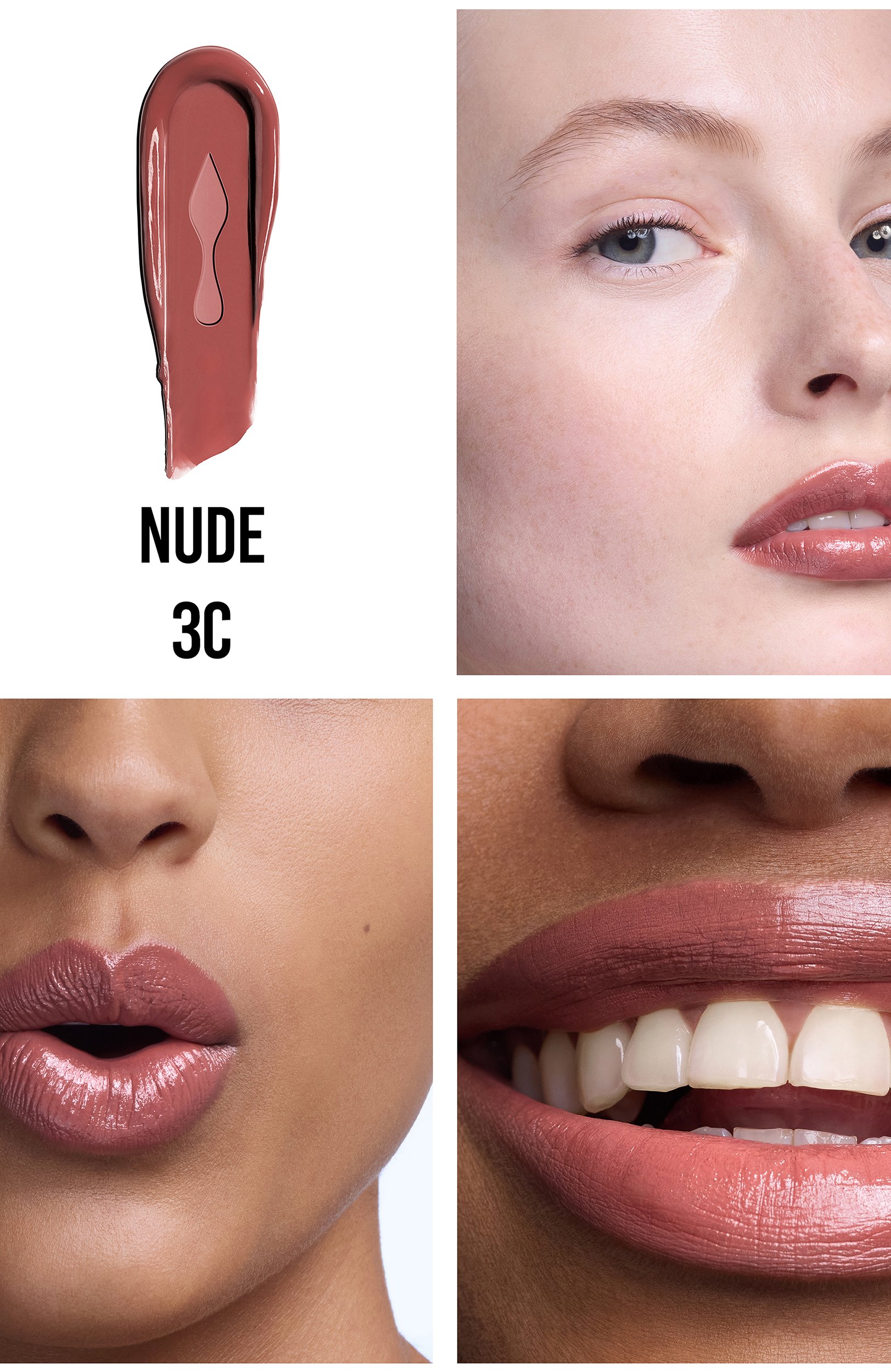 Помада-блеск для губ rouge stiletto slimstick glossy shine nude, оттенок 3c (2g) CHRISTIAN LOUBOUTIN, арт. 8435415109130, фото 3
