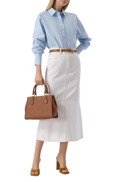 Женская сумка marilyn medium MICHAEL MICHAEL KORS коричневого цвета, арт. 30S2G6AS2L | Фото 7 (Размер: medium; Ремень/цепочка: На ремешке; Материал: Натуральная кожа)