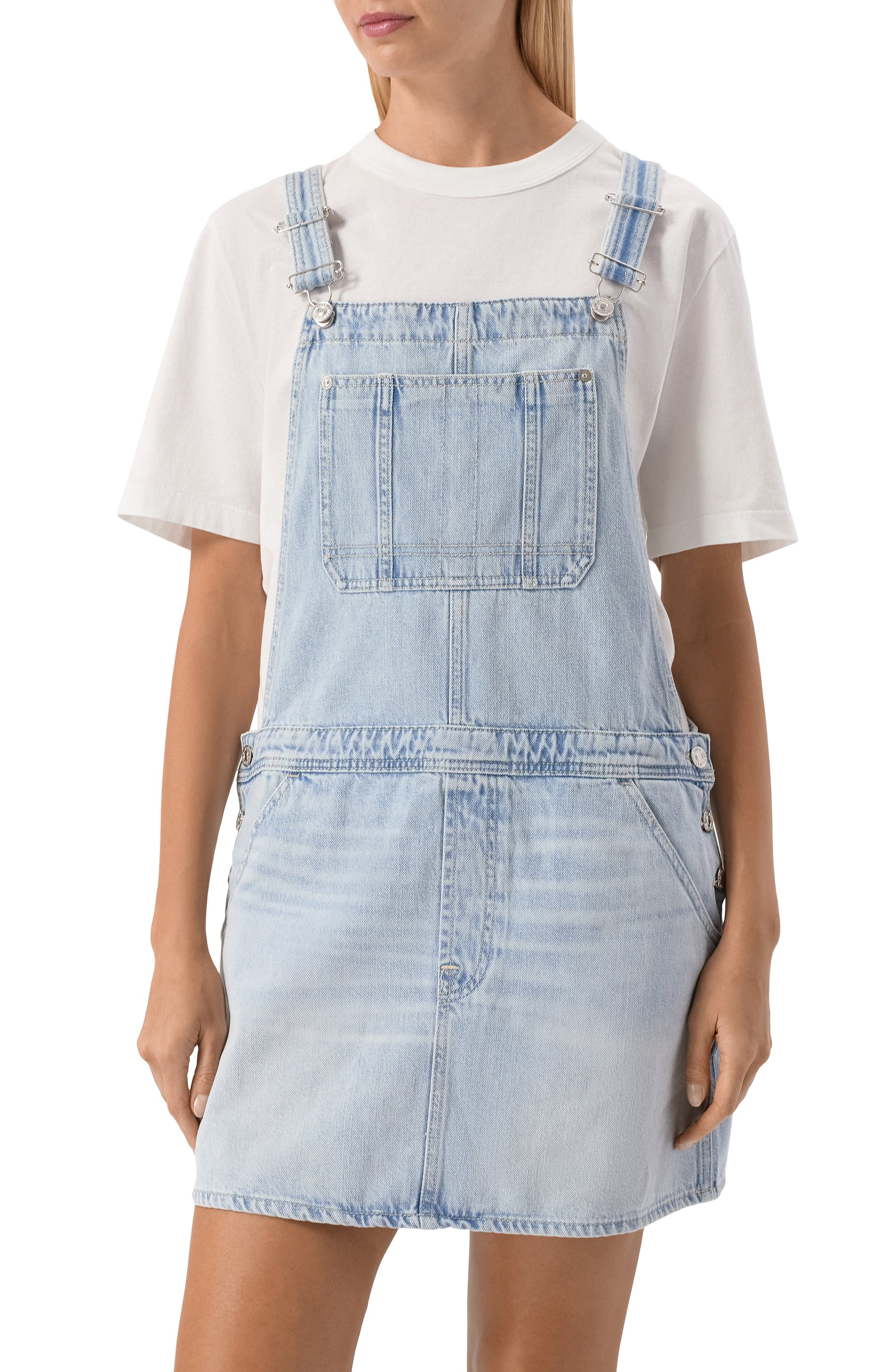 Джинсовое платье dungaress skirt 7 FOR ALL MANKIND, арт. 7U690555-3DP, фото 3