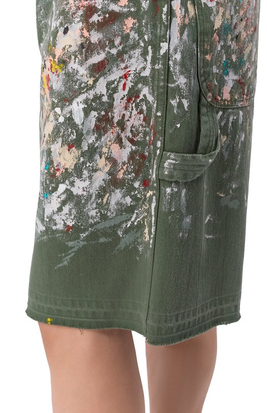 Хлопковые шорты Gallery Dept. BTM031T/C0TT0N Хаки  BTM031T/C0TT0N Фото 5