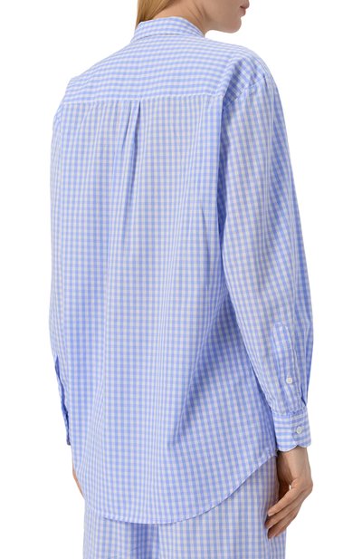 Хлопковая рубашка MC2 SAINT BARTH голубого цвета по цене 27250 руб., арт. STBW BRIGITTE/00067H, фото 4 Хлопковая рубашка MC2 SAINT BARTH, арт. STBW BRIGITTE/00067H, фото 4