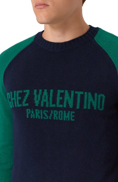 Свитер из шерсти и хлопка VALENTINO, арт. 7V3KC34T/B1N, фото 5