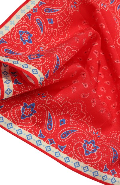 Платок из хлопка и шелка VAN LAACK красного цвета по цене 9950 руб., арт. LE0N/Z10448, фото 3 Платок из хлопка и шелка VAN LAACK, арт. LE0N/Z10448, фото 3
