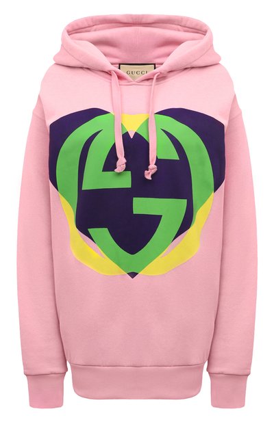 Женский хлопковое худи GUCCI, арт. 615061/XJD6Z