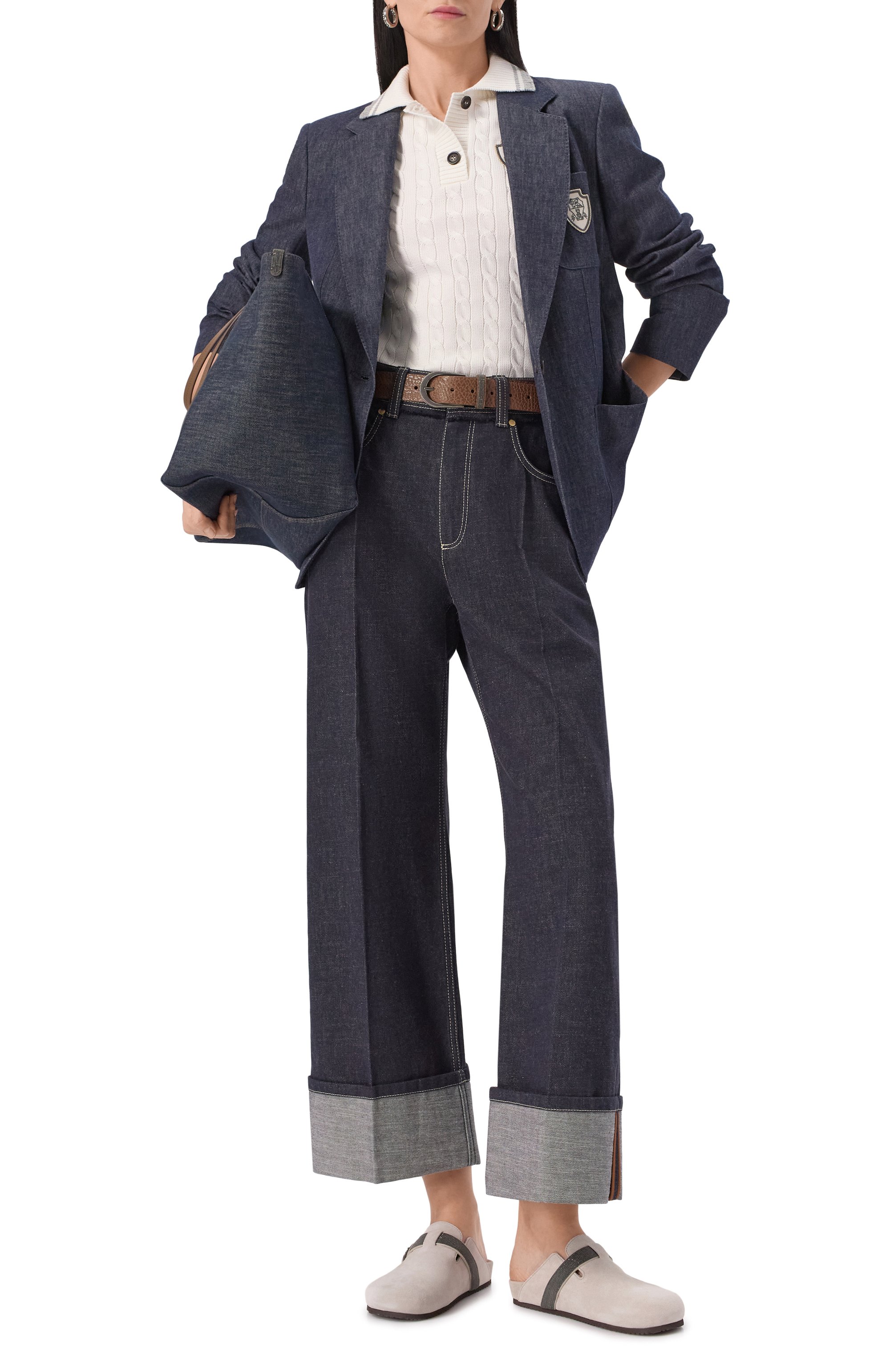 Хлопковое поло BRUNELLO CUCINELLI, арт. M19756505, фото 2