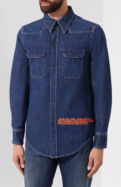 Джинсовая рубашка EST.1978 CALVIN KLEIN JEANS, арт. J70J700071, фото 3
