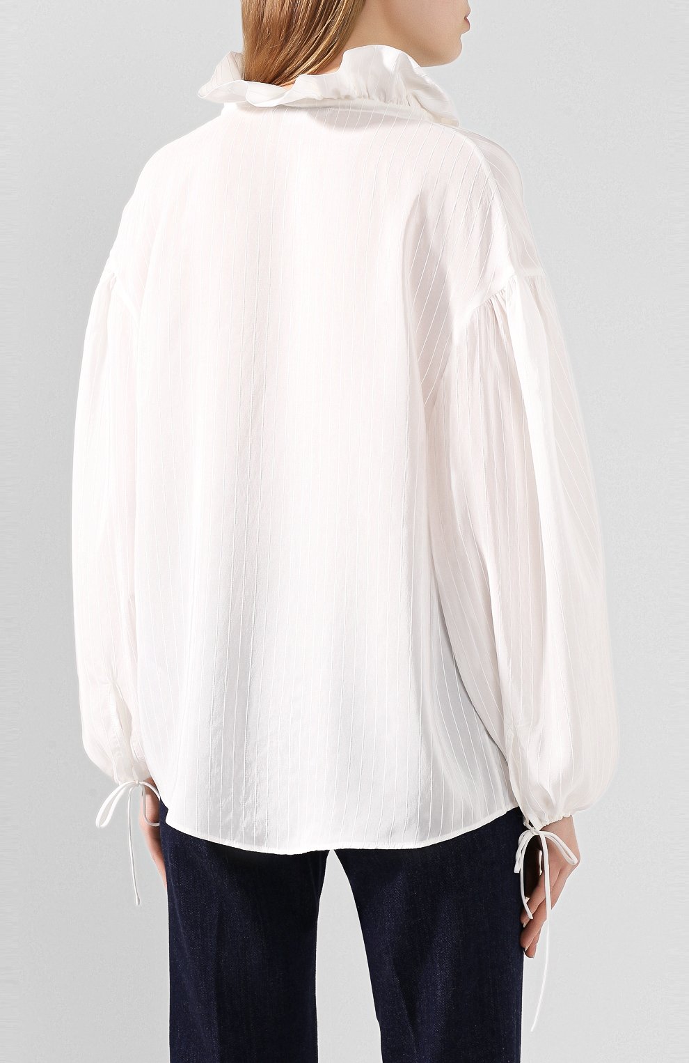 Блузка из смеси вискозы и шелка STELLA MCCARTNEY, арт. 600617/S0A44, фото 4