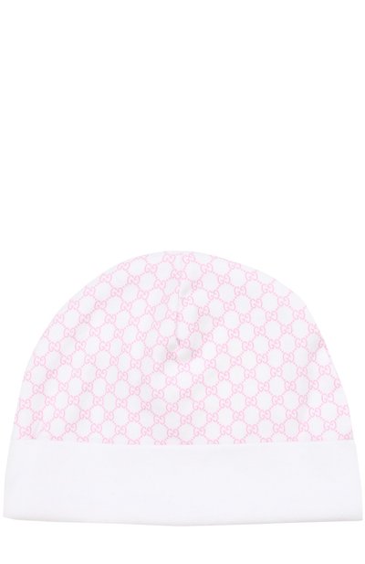 Шапка из хлопка с принтом GUCCI, арт. 322123/3K107, фото 1