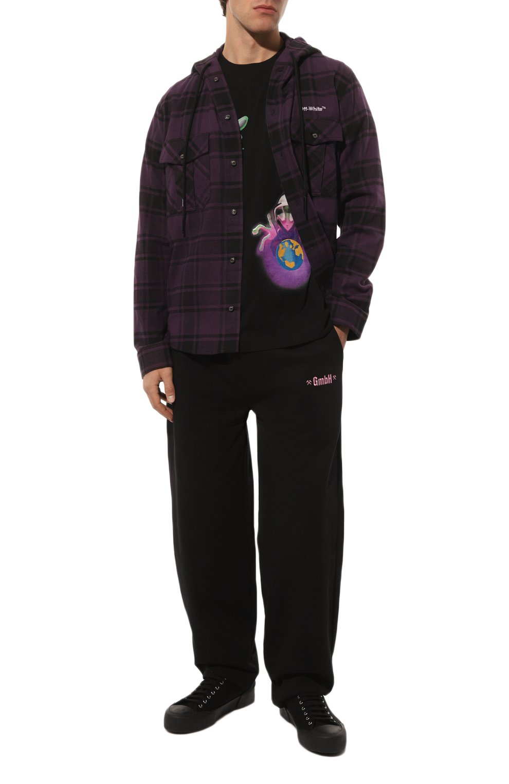 Хлопковая футболка OFF-WHITE, арт. OMAA120F22JER0131050, фото 2