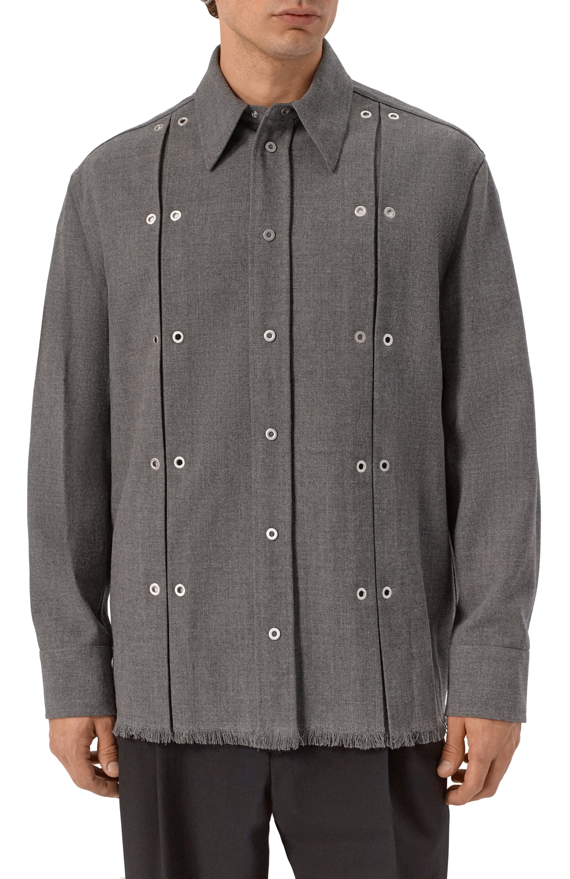 Шерстяная рубашка JIL SANDER, арт. J21DL0250/J41557, фото 3