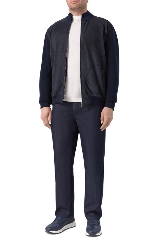 Хлопковая футболка Kiton UMM0745 Белый  UMM0745 Фото 2