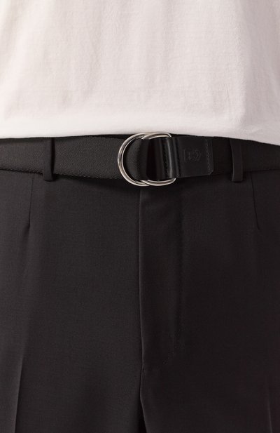 Текстильный ремень CORNELIANI черного цвета по цене 25500 руб., арт. 25V307-2520820, фото 2 Текстильный ремень CORNELIANI, арт. 25V307-2520820, фото 2