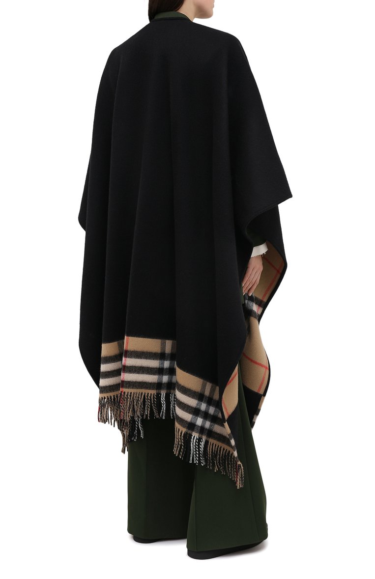 Burberry turtleneck poncho best sale