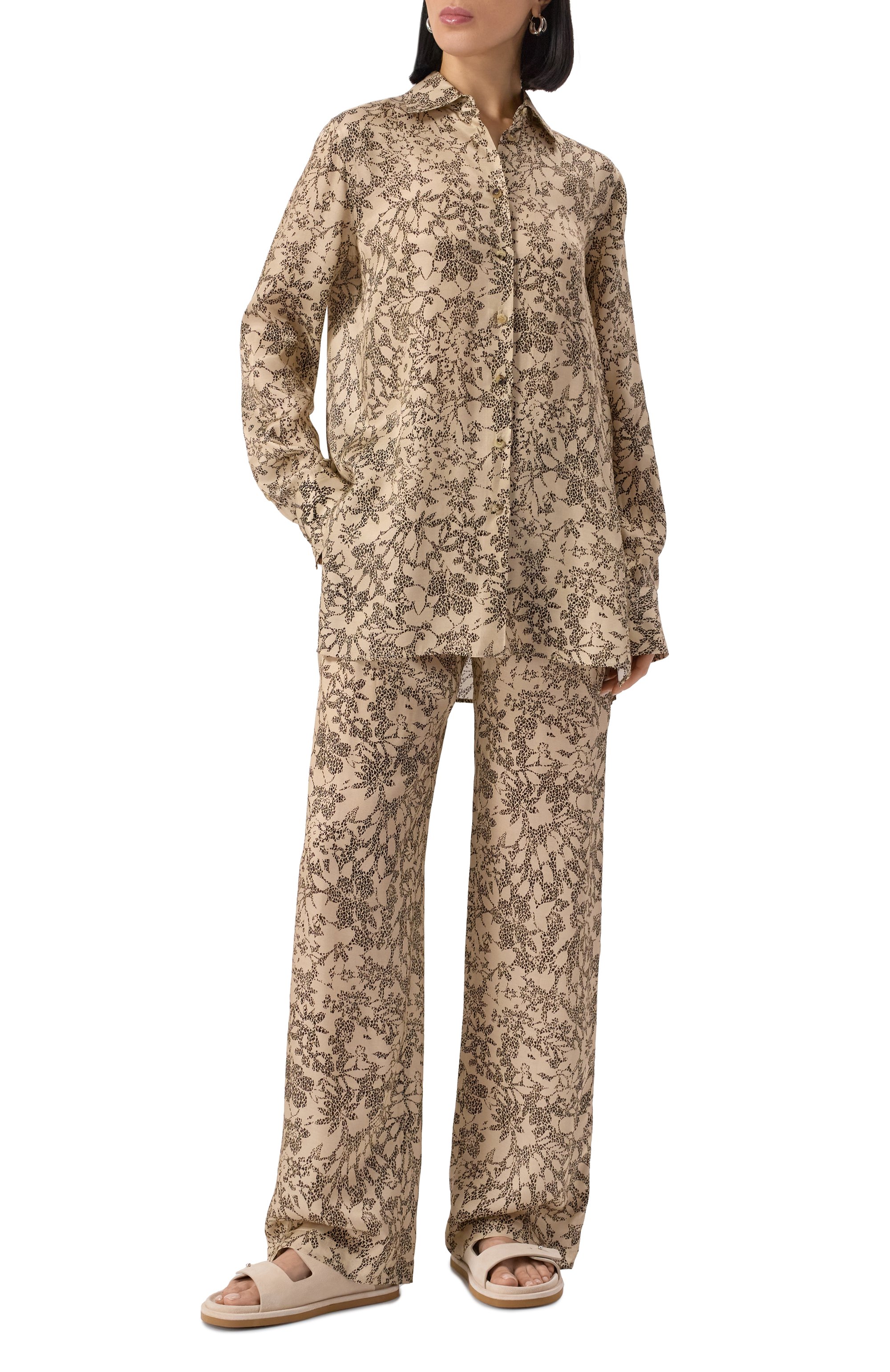 Брюки из вискозы и шелка GOLDEN GOOSE DELUXE BRAND, арт. GWP00821.P001913, фото 2