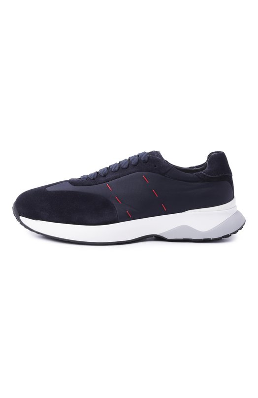 Текстильные кроссовки Kiton USSA374N0133302/12-15 Синий  USSA374N0133302/12-15 Фото 4
