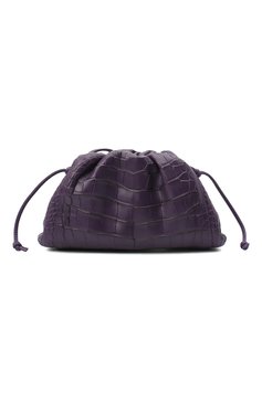 Женский клатч pouch mini из кожи аллигатора BOTTEGA VENETA фиолетового цвета, арт. 585852/VCPX2/AMIS | Фото 1 (Ремень/цепочка: На ремешке; Женское Кросс-КТ: Клатч-клатчи; Размер: mini; Материал: Экзотическая кожа; Региональные ограничения белый список (Axapta Mercury): RU; Драгоценные камни: Проставлено; Материал сплава: Проставлено)