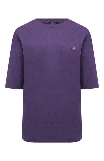 Женская хлопковая футболка ACNE STUDIOS, арт. CL0082/W