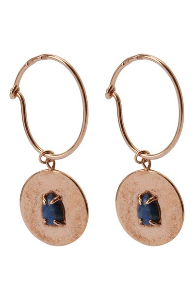 Серьги с лазуритом: водолей MOONKA, арт. in-er-lzr, фото 3