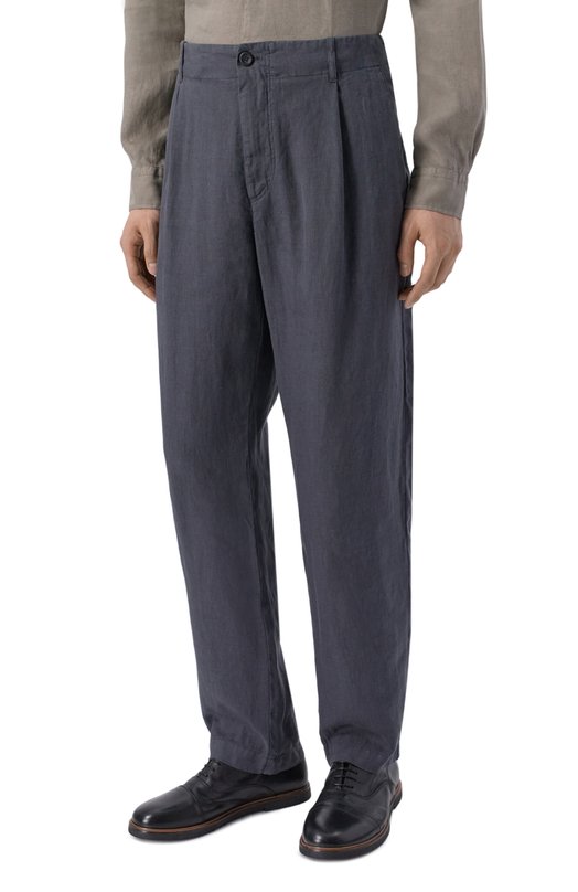 Льняные брюки Hannes Roether PA21DRE.602 Серый  PA21DRE.602 Фото 3