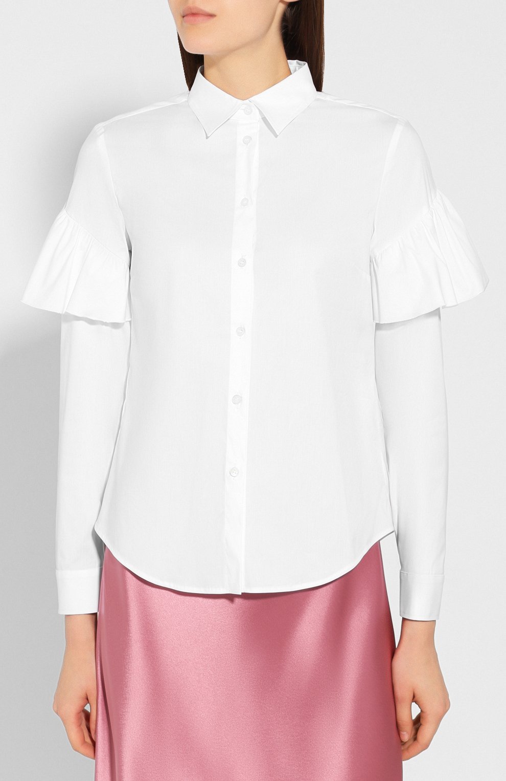 Хлопковая рубашка REDVALENTINO, арт. SR0ABB45/0ES, фото 3