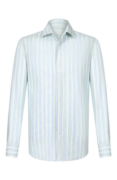 Мужская сорочка из хлопка и льна MVST, арт. M26.CSM.B405/749-C0TT0N/LINEN