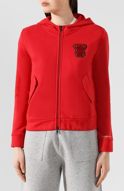 Хлопковая толстовка EMPORIO ARMANI, арт. 3H2M7V/2J62Z, фото 3