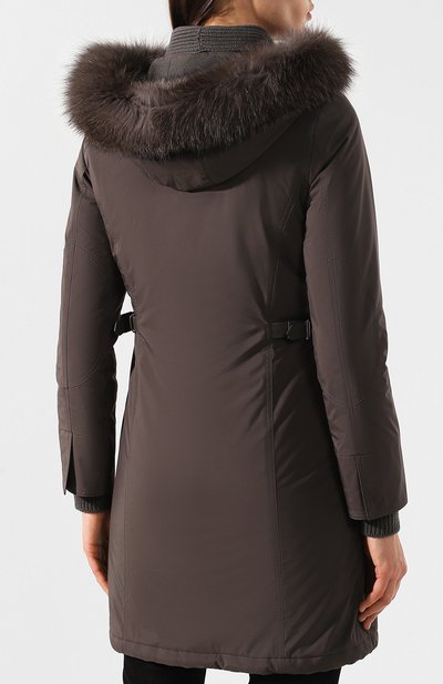 Парка с меховой отделкой LORO PIANA, арт. FAE5502, фото 4