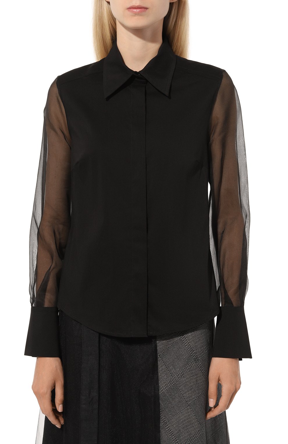 Хлопковая блузка D.EXTERIOR, арт. 59731, фото 3